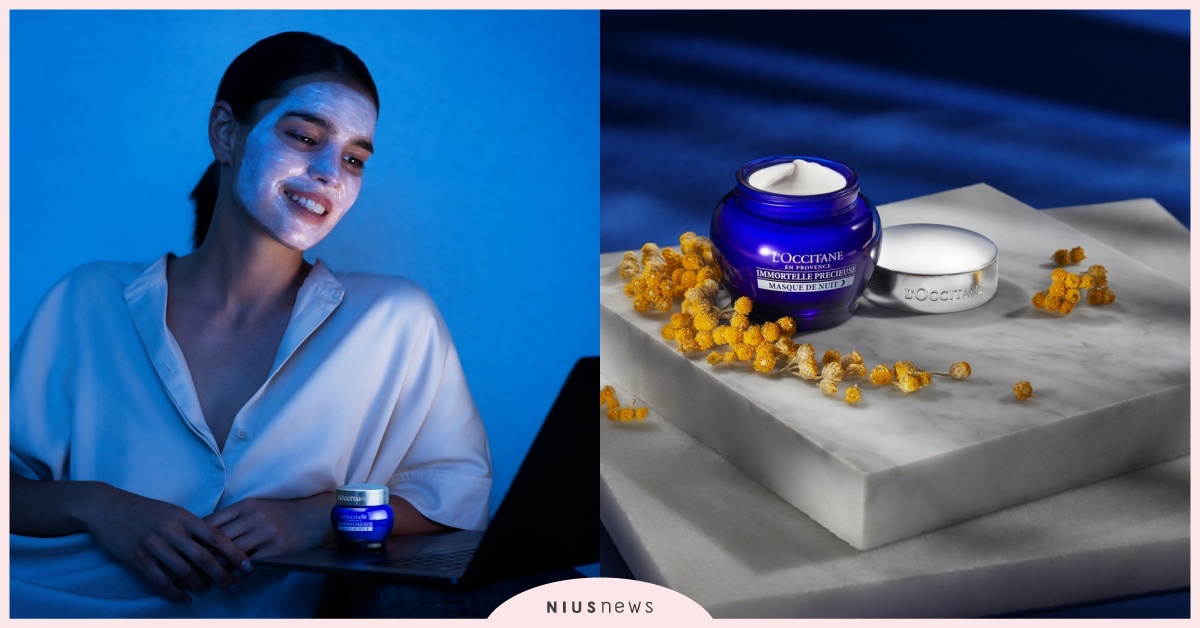 蠟菊精華抗藍光晚安修護面膜 啟動日夜規律節奏 抵抗藍光不知不覺的傷害！ 蠟菊、抗藍光、晚安修護、面膜 啟