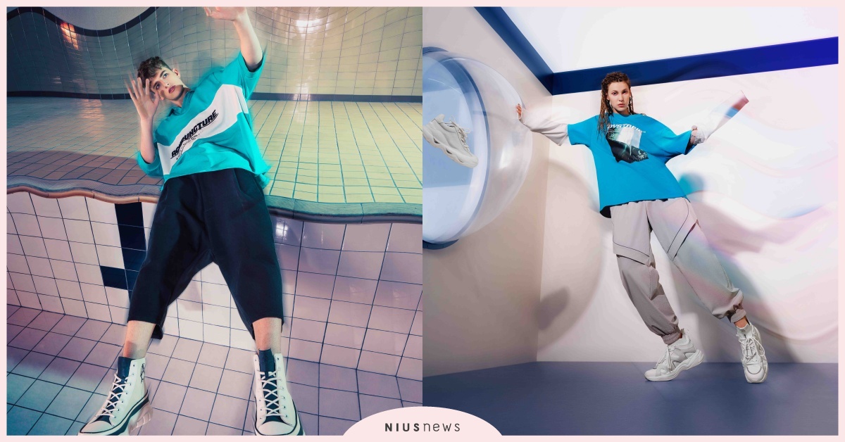 街潮ACUPUNCTURE不買對不起自己  !  襪套老爹鞋、拼接長袖、限量POLO衫帥度爆表 ACUPUNCTURE、老爹鞋、POLO衫