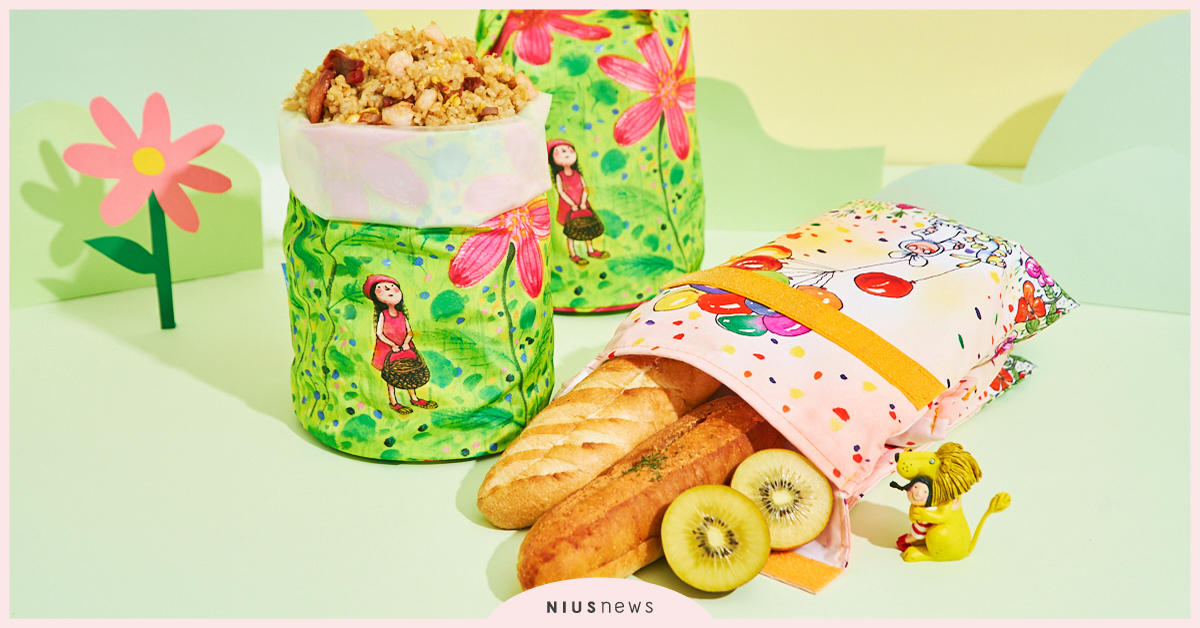 防疫另類爆品，Roll’eat攜手幾米必入手的食物袋！  防疫、食物袋、Roll’eat、幾米