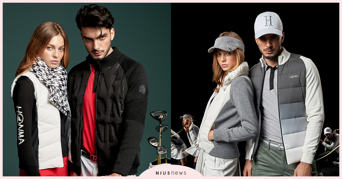 HONMA限量款馬海毛、羊羔絨與針織拼接設計，為商務精英休閒服注入英倫復古藝術氣息 日本、HONMA、秋冬服飾、戶外休閒、秋冬、HONMA、英式復古風、針織、頂級馬海毛、毛衣、羊羔絨、極輕羽絨