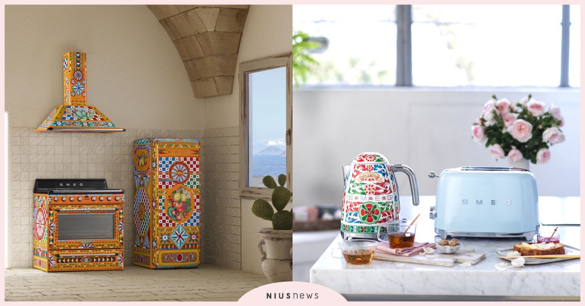 Smeg x Dolce＆Gabbana 《Sicily Is My Love》限量聯名系列上市！ Smeg、DolceGabbana、SicilyIsMyLove、家電、冰箱