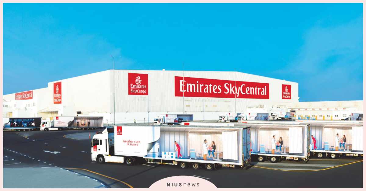 阿聯酋航空SkyCargo貨運設立新冠肺炎疫苗運輸中心 阿聯酋航空、新冠肺炎、杜拜