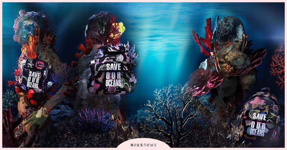 Vivienne WestwoodxEastpak推出限定聯名包款，一起SAVE OUR OCEANS！ Vivienne Westwood、Eastpak、限定、環保材質、聯名包款