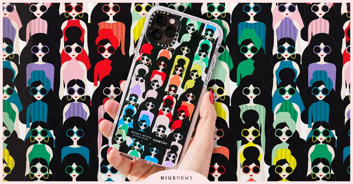 俏麗StaceFace躍上手機殼！CASETiFY攜手時尚品牌alice+olivia推出全系列率性繽紛電子配件　 手機殼、StaceFace、電子產品