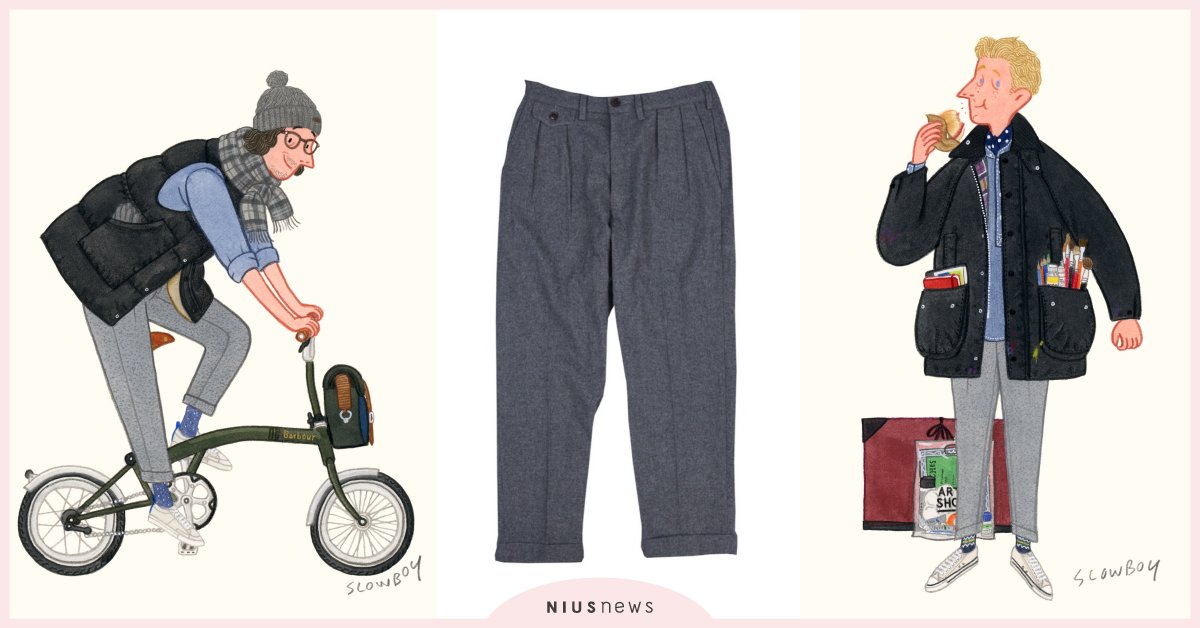 跟著插畫學質男禦寒穿搭 ！Barbour「White Label系列」 展現都會舒適時尚風格 時尚、 穿搭、 衣服、 精品