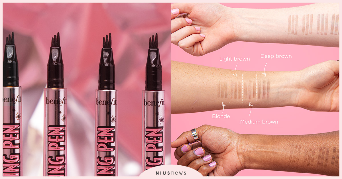 Benefit栩栩如生液態眉筆，首席眉師教你打造無痛感偽飄眉妝！ 眉筆、Benefit、飄眉妝