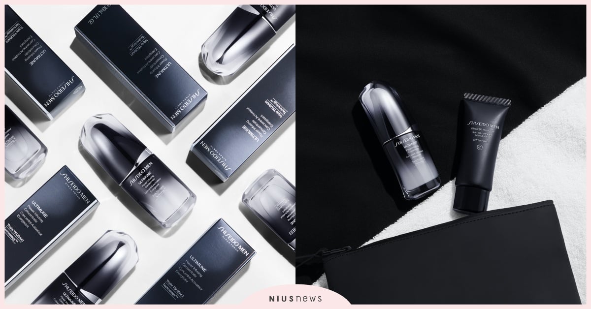 日系專櫃首度推出專屬男人的彩妝x保養！SHISEIDO MEN男人極致系列，極簡保養，極致成就 SHISEIDO、男人極致系列、男仕保養新革命、能量小黑瓶、保濕修護水盈乳