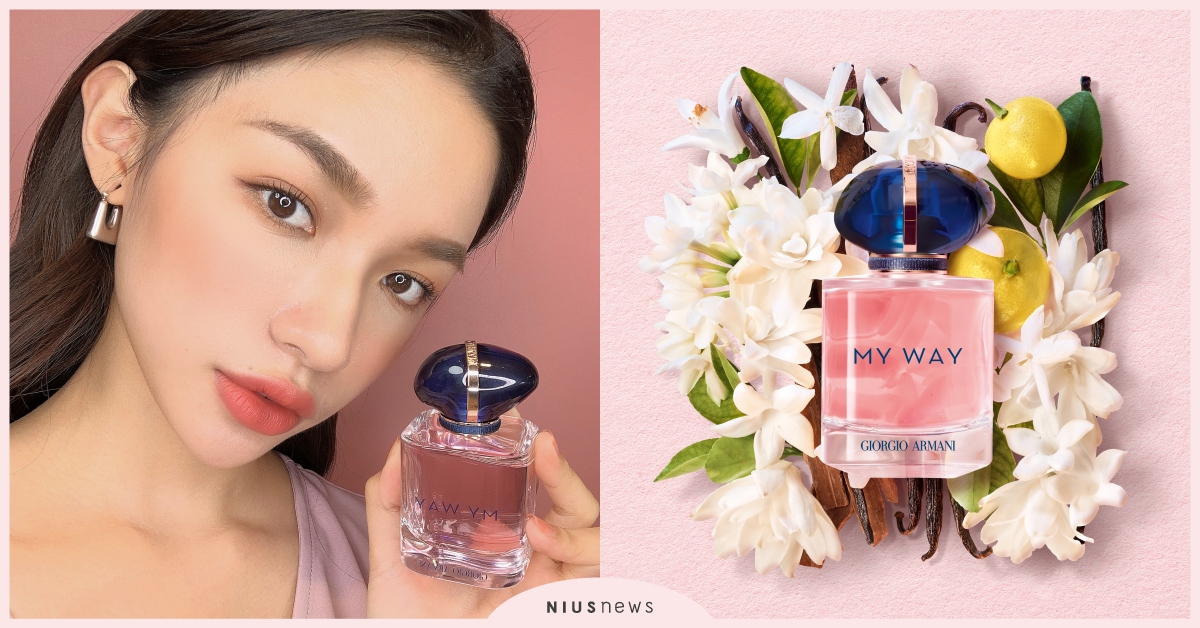 GIORGIO ARMANI《MY WAY》清新淡雅白花香，象徵美好時光的記憶之石 亞曼尼、香水、花香