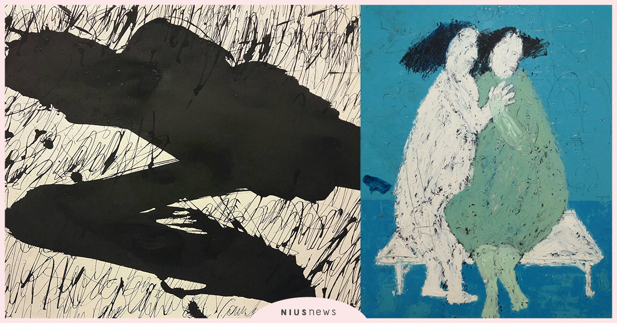 文字流，書寫給繪畫的既視感！雅逸藝術帶來新的視覺美感與體驗！ 繪畫、書寫、雅逸藝術、展覽