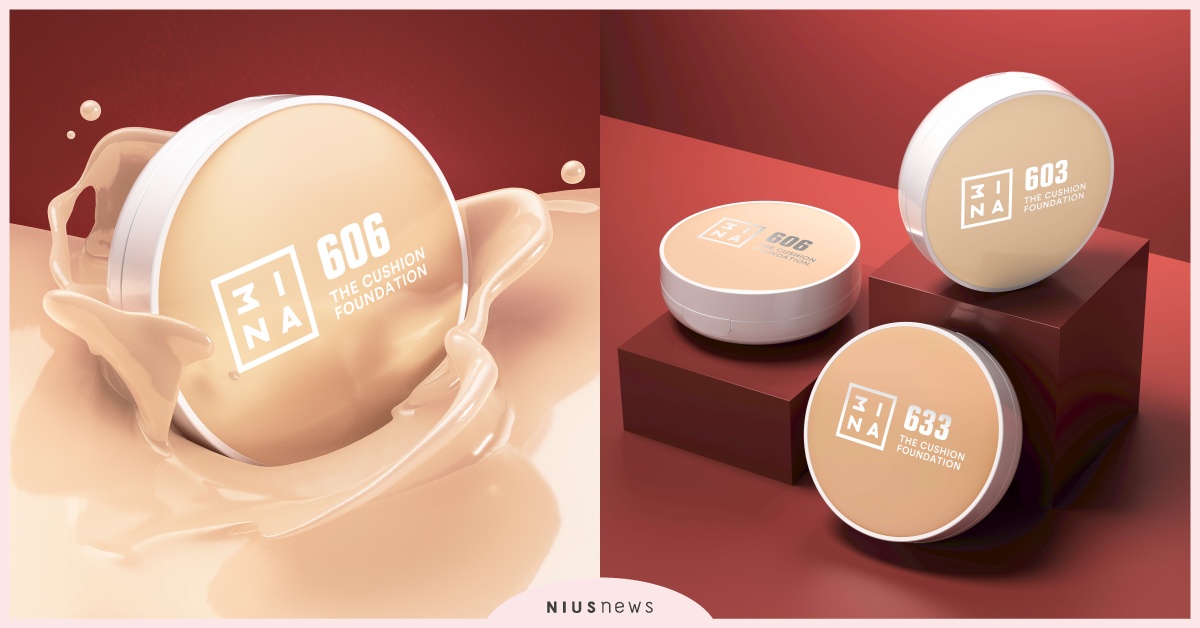3INA底妝新作「生乳氣墊」輕鬆拍出綿密生乳肌、持久無瑕奶油柔光！ 3INA、生乳氣墊、奶油肌