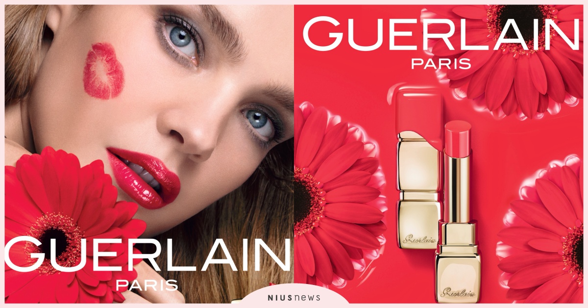 嬌蘭全新KISSKISS SHINE BLOOM系列，20款時尚色號，綻放3D波光美潤唇！ 嬌蘭、唇膏、美潤唇