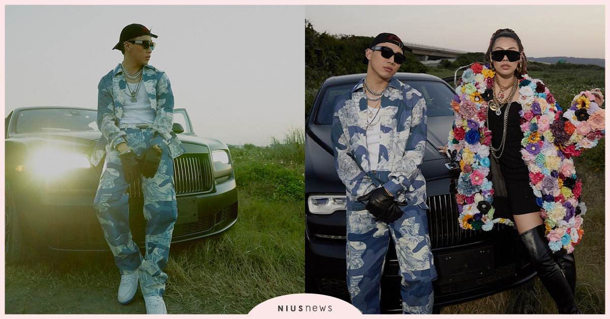 ØZI身穿BOSS 2021春夏系列！藍色海洋風迷彩展現街頭時尚 ØZI、BOSS、街頭時尚、迷彩