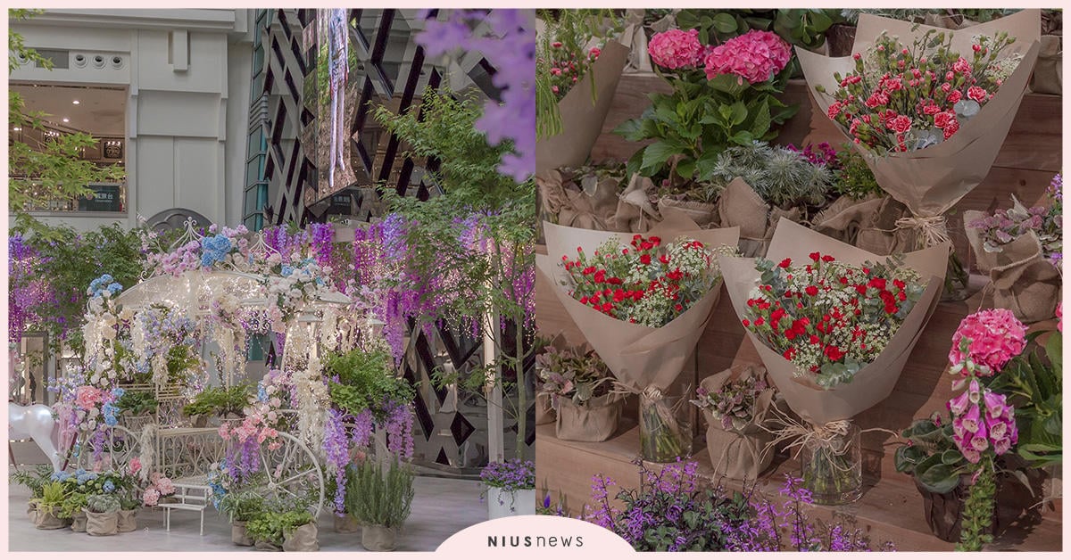 瞬設計與丹尼爾花藝攜手打造台北101！紫藤花瀑布揭開法式浪漫夢境 丹尼爾花藝、台北101、紫藤花、法式浪漫夢境