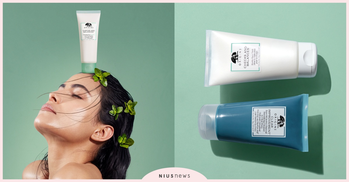 甩開夏日黏膩，擊敗黑頭、毛孔淨白清爽！全新一舉兩得角質按摩霜、泥娃娃活性碳潔顏露 品木宣言、Origins、保養品、黑頭、角質按摩霜、泥娃娃活性碳潔顏露