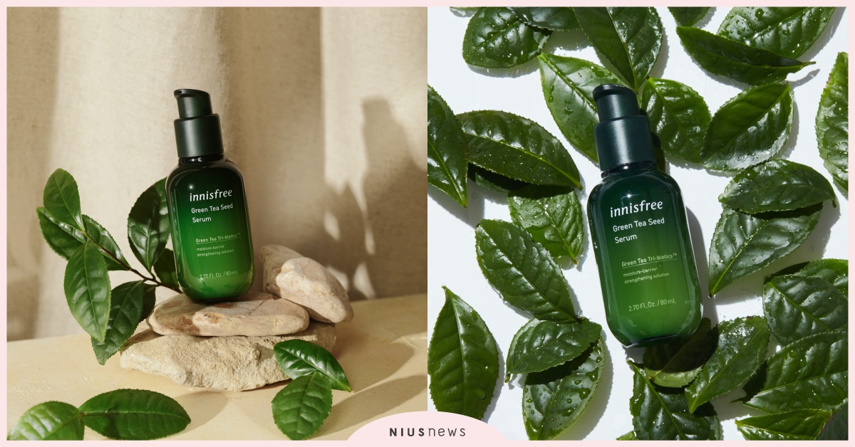 innisfree綠茶籽保濕精華7 倍保濕力 一次提升！急速水嫩！透亮健康 innisfree、綠茶籽保濕精華、保濕力、健康、透亮