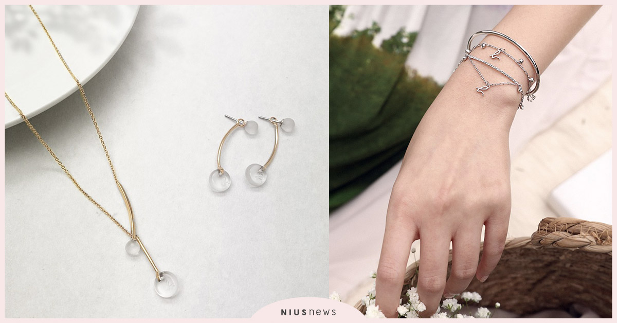 夏季首飾系列，汲取豔陽光影與泳池意象，打造耀眼光彩！ 夏季首飾系列、鍊墜、手鐲、耳環、手鍊