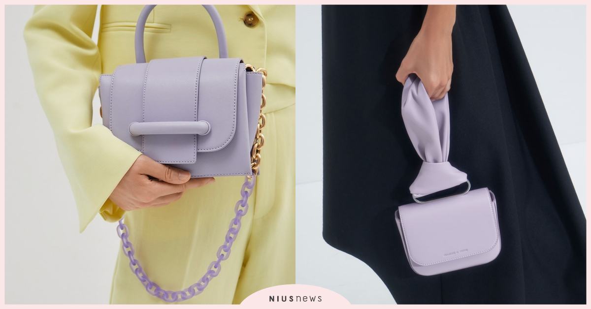 CHARLES&KEITH防彈紫旋風來襲， 應援你的日常穿搭！ CHARLESKEITH、防彈紫、鞋子、包包