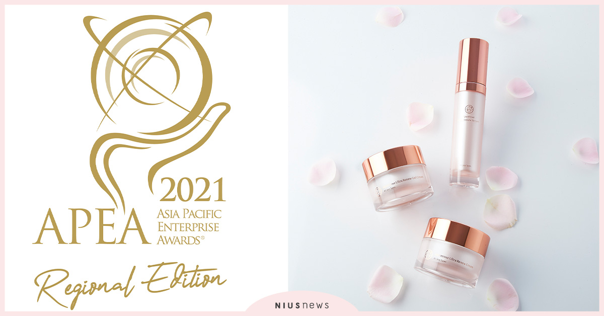 東森自然美獲APEA勵志品牌獎，王令麟：鼓舞人心！ 保養品、美妝、自然美、東森、美妝生技、秘齡霜