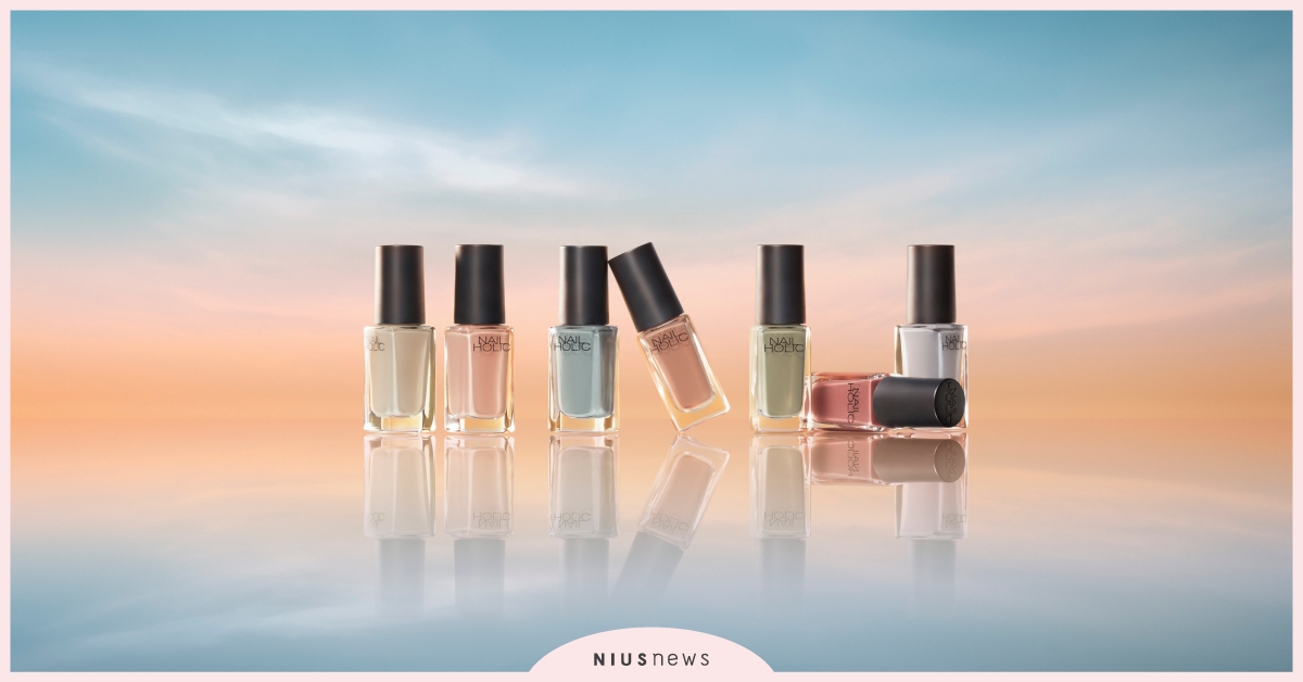 NAIL HOLIC指甲油秋季推出具有療癒感的11款莫蘭迪限定色 指甲油、莫蘭迪色、秋季美妝