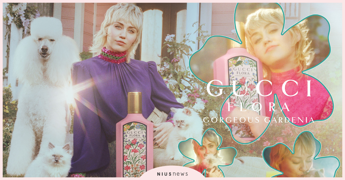 GUCCI幻夢梔子花女性淡香精甜蜜上市！MILEY CYRUS與你一起夢遊仙境 GUCCI、MileyCyrus、香水、幻夢梔子花