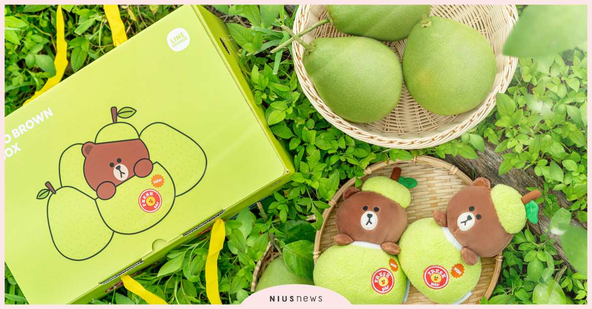 LINE禮物攜手在地小農推出獨家中秋禮盒及生日熊大音樂玩偶，吸引眾人目光 LINE、熊大、中秋禮盒