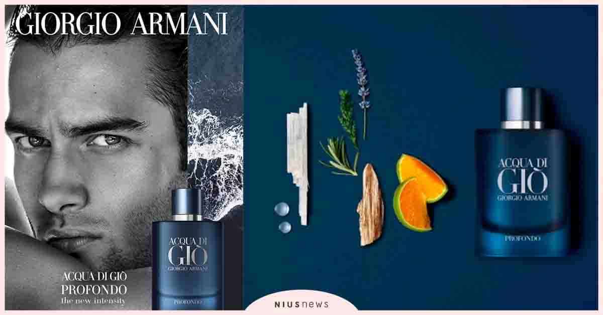 GIORGIO ARMANI全新「寄情水PROFONDO男性淡香精」8月10日清新上市 GIORGIO ARMANI、香水、時尚