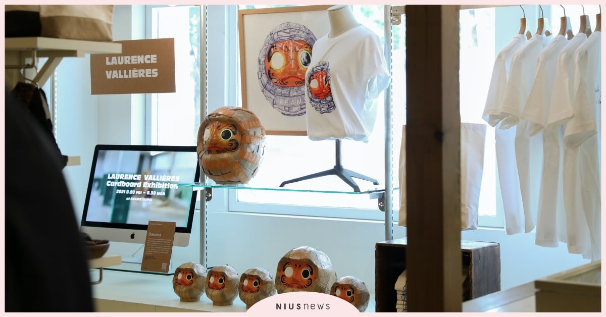 BEAMS攜手硬紙板藝術家，達摩作品於BEAMS TAIPEI富錦店正式亮相！ BEAMS、潮牌、BEAMS TAIWAN、TOKYO CULTUART、INCEPTION啟藝所、plzzzz線上藝廊