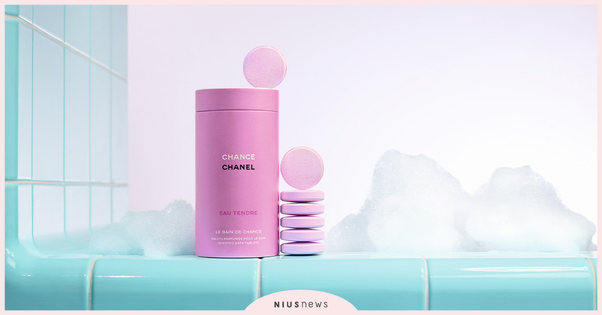 為沐浴時光揭開幸運儀式感！香奈兒CHANCE粉紅泡泡香氛沐浴球閃亮登場 香奈兒、沐浴球、香氛、修護油、粉紅泡泡