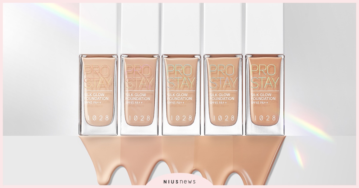 第一次捨不得卸妝！越晚越貼的滿級分精緻光「1028極上鏡柔光超磁水粉底」 1028、彩妝、美妝、化妝品、粉底