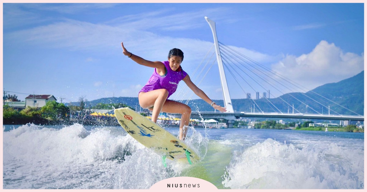 快艇衝浪女神陳美彤為台灣奪得「世界盃快艇衝浪錦標賽」史上第一面銅牌！ 快艇衝浪、陳美彤、台灣
