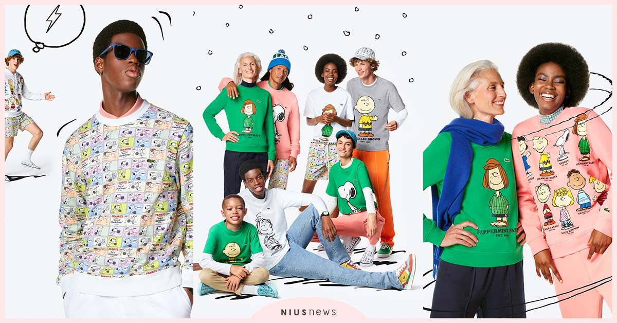 戀愛了！「LACOSTE x PEANUTS」2021秋冬聯名系列11月暖心登場 LACOSTE、PEANUTS、聯名