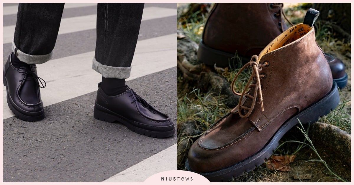 agnè s b.ＸKleman聯名鞋款，賦予工裝造型獨樹一幟新樣貌 德比鞋、低筒短靴、Kleman、agnè s b.