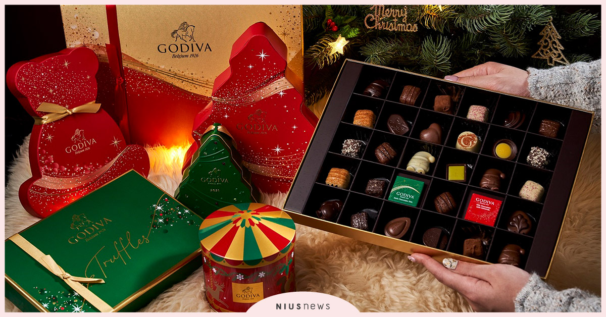 冬季派對首選！GODIVA聖誕限定絢爛禮盒專屬巧克力口味，無法抗拒的夢幻獻禮！ GODIVA、巧克力、聖誕限定、禮盒