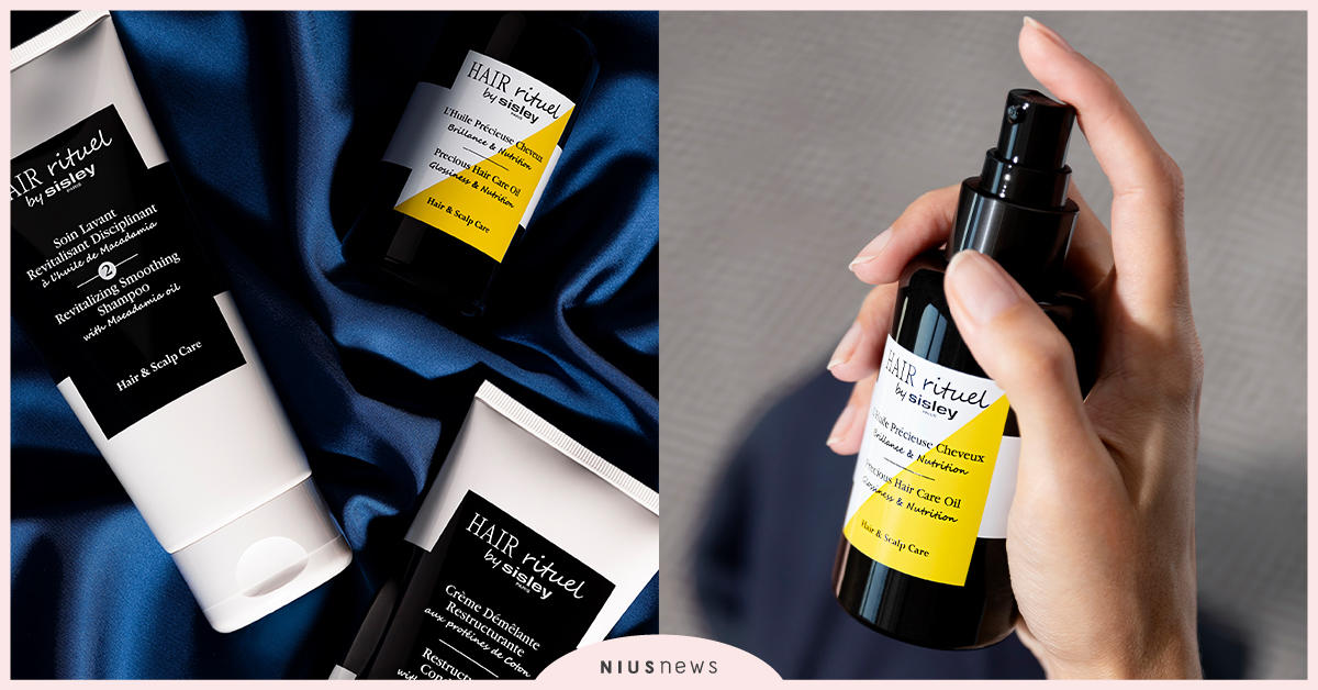 Hair Rituel by Sisley賦活重升修護精華油！一抹打造修護光膜 Hair Rituel by Sisley、賦活重升修護精華油、天然植物、柔順、閃耀光澤、深層滋養