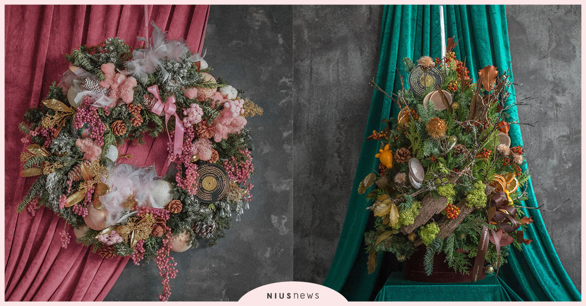 honeyDANIELS Florist丹尼爾花藝，走入冬之幻境！共度璀璨聖誕 honeyDANIELS Florist、丹尼爾花藝、聖誕、聖誕樹、花圈、恆星聖誕花禮