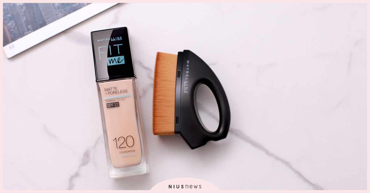 開架NO.1粉底霸主！媚比琳 FIT ME反孔特霧粉底液 粉底液、開架、媚比琳、特霧、粉底液