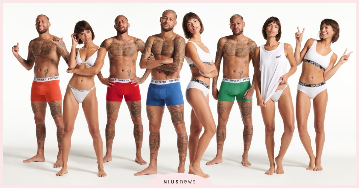 SUPERDRY推全新「有機棉內、睡衣系列」！攜手巴西足球巨星內馬爾演繹純色時尚 SUPERDRY、有機棉、內衣、睡衣