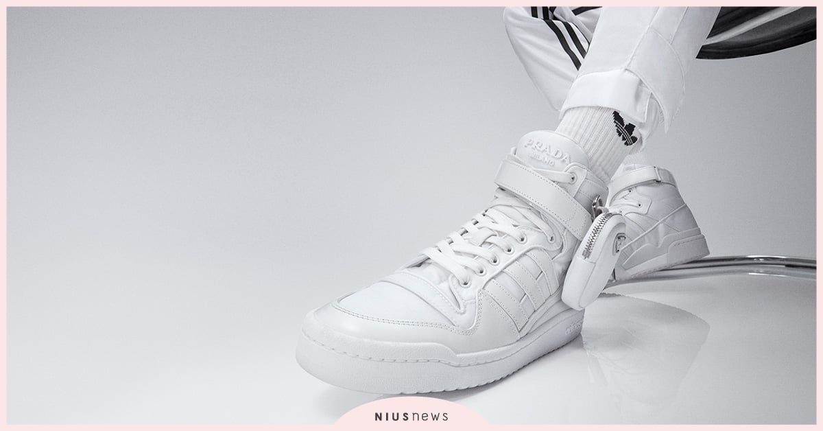adidas for Prada Re-Nylon Collection聯名推出「FORUM黑白雙色鞋款」，全球同步上市！ adidas、Prada、FORUM、黑白雙色鞋款