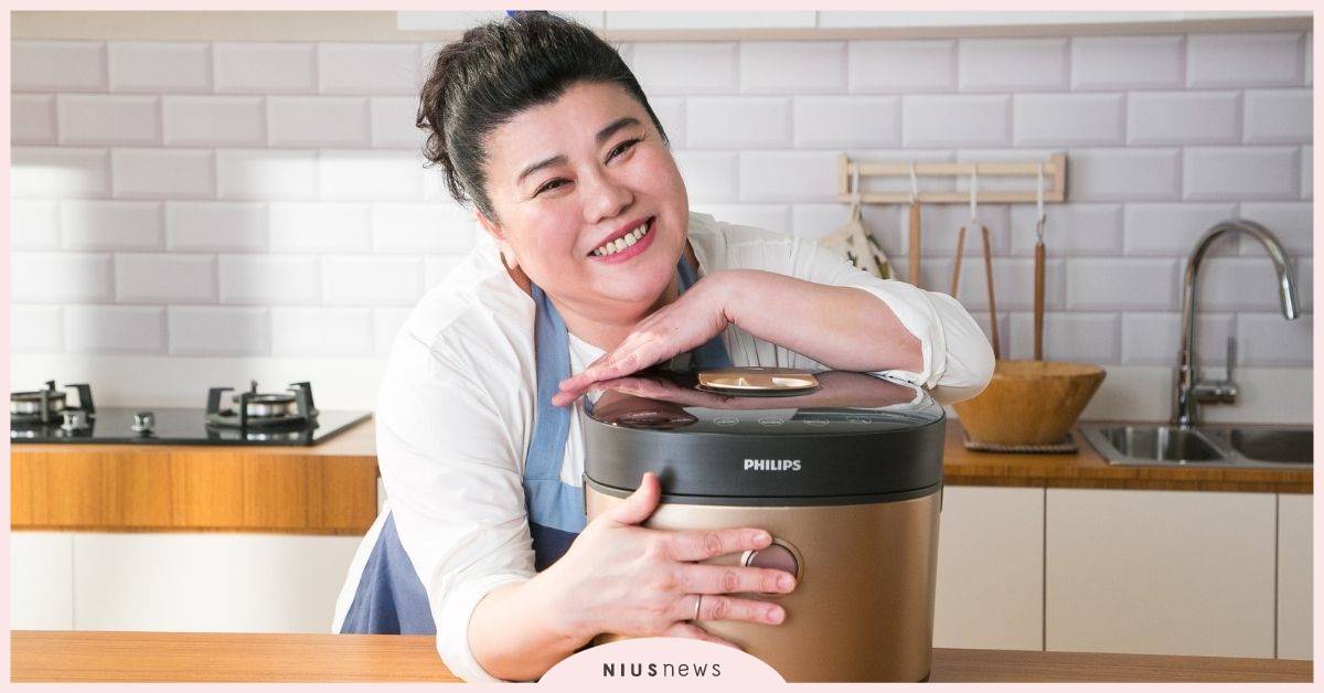 實在太好用！影后林美秀代言飛利浦萬用鍋，自嘆「被拍戲耽誤的傅培梅」 飛利浦、萬用郭、料理、林美秀、美食