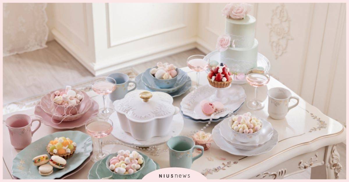 餐廚精品Le Creuset「凡爾賽花園系列」絕美上市！擁抱少女初心，重新詮釋法式洛可可藝術 LE CREUSET、餐廚精品、凡爾賽花園系列、洛可可藝術、瓷器