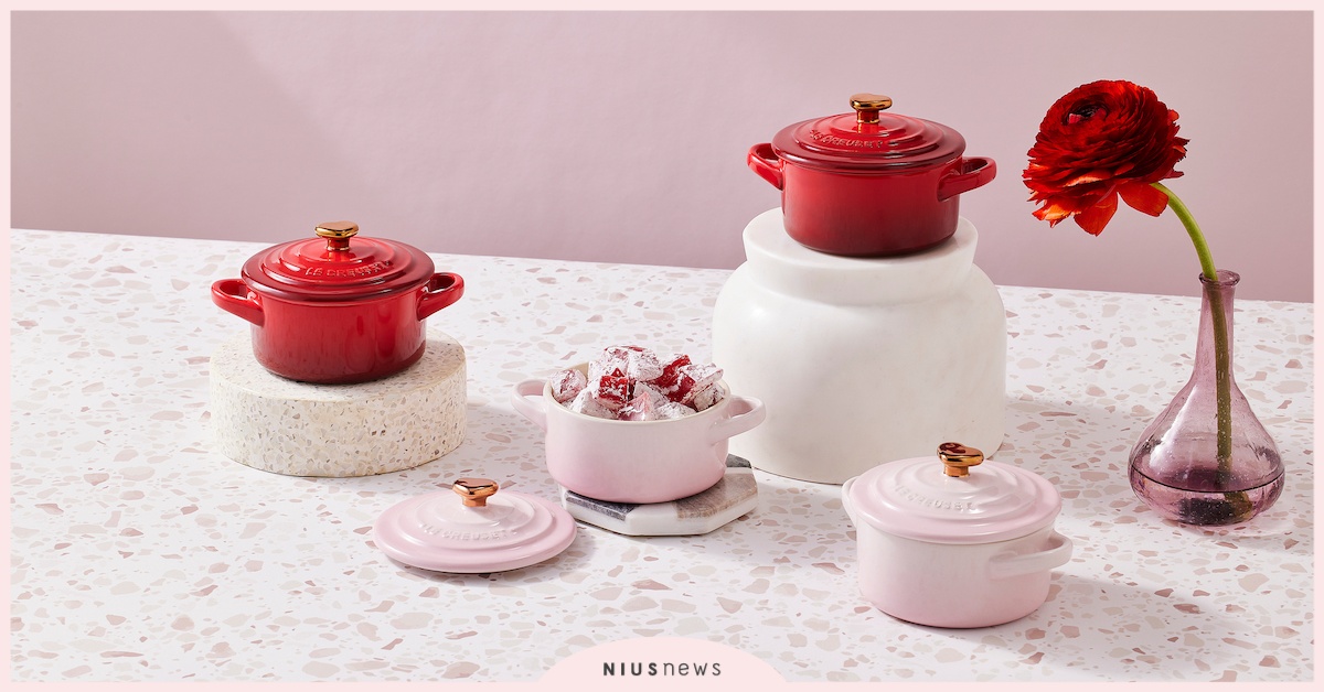 LE CREUSET讓餐桌迎接浪漫春色，以味蕾邂逅極致幸福！ LECREUSET、餐具、春天、甜心系列、鐵鍋