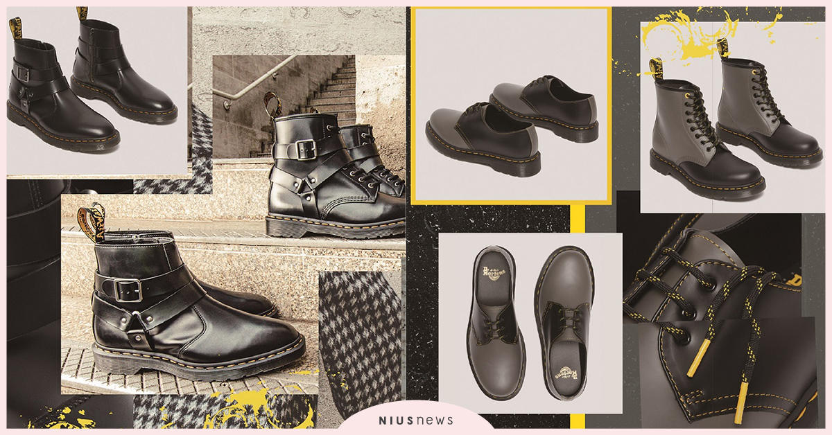 Dr.Martens新品！馬汀靴2022春夏兩大系列，中性帥氣、可鹽可甜 Dr.Martens、新品、馬汀靴、中性、帥氣