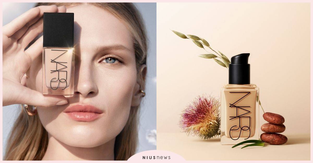 挑戰零濾鏡！全新NARS裸光肌萃粉底精華上市，史上最輕透，挑戰零暗沉 NARS、裸光肌萃粉底精華、NARS小光瓶、NARS小白餅