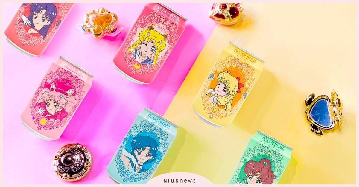 水手木星、水手金星也登場了！Ocean Bomb美少女戰士氣泡水「芒果」、「小黃瓜」全新風味上市 OceanBomb、美少女戰士、氣泡水、芒果、小黃瓜