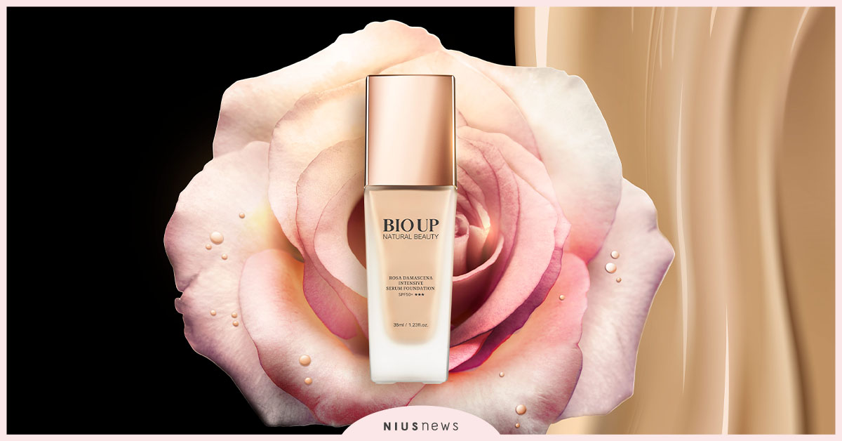 淬鍊玫瑰寵愛女人，不用濾鏡也能透出女神光！BIO UP「玫瑰膠原超防護粉底精萃」 BIO UP、玫瑰膠原超防護粉底精萃、底妝