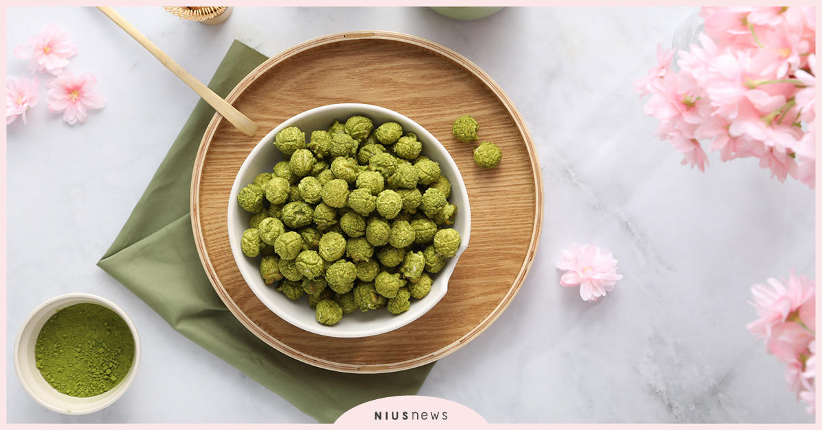 春天少不了抹茶季，野餐就帶爆米花賞櫻去！Magi Planet星球工坊推「抹茶拿鐵爆米花」好吃也好拍 爆米花、賞櫻、MagiPlanet、星球工坊、抹茶拿鐵、抹茶、拿鐵