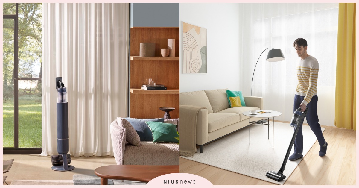 實力派美型之選！三星BESPOKE設計品味系列家電， 多元陣容、有型有色繽紛登台 三星、BESPOKE、無線變頻吸塵器