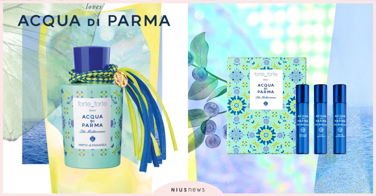 Acqua di Parma與forte_forte限量聯名！藍色地中海加州桂系列商品，讓香氛帶你去度假！ Acqua di Parma、香氛、淡香水