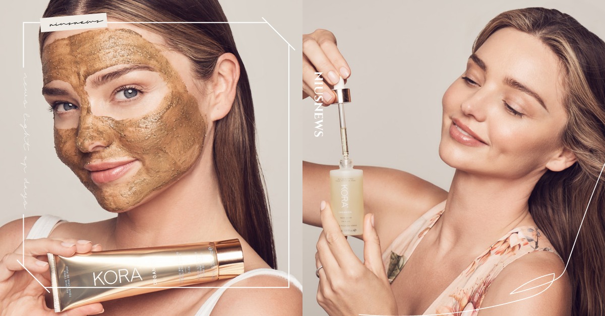 超模米蘭達可兒來了！KORA可瀾有機六月亮麗在台上市 