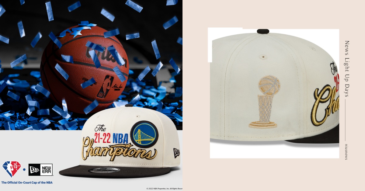 王者歸來！「金州勇士隊」登頂2021-22「NBA總冠軍」 New Era冠軍帽首波限量發售熱血同慶！ 金州勇士隊、Golden State Warriors、GSW、NBA、總冠軍